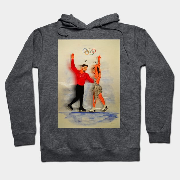 Winter Olympic Games Illustration Hoodie by Le petit fennec